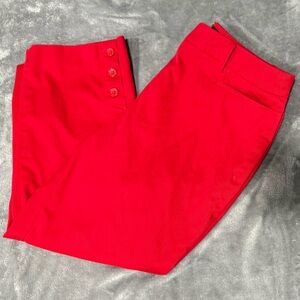 ~Talbots Red Perfect Skimmer Pants
